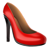 High-Heeled Shoe emoji