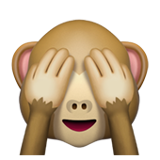 See-No-Evil monkey emoji